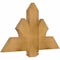 Ekena Millwork Redmond Rough Sawn Timber Gable Bracket, Western Red Cedar, 36"W x 21"H x 2"D x 6"F, 14/12 Pitch GBW036X21X0206RED00RWR - alternate 5